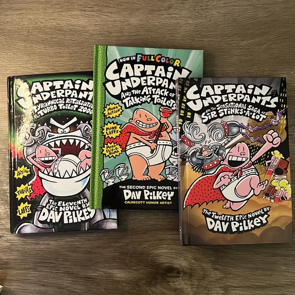 “Captain Underpants” Hardback Full Color Book Set - Picture 3 of 13